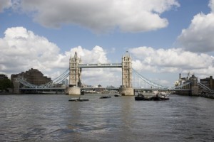 Thames River and London Bridge