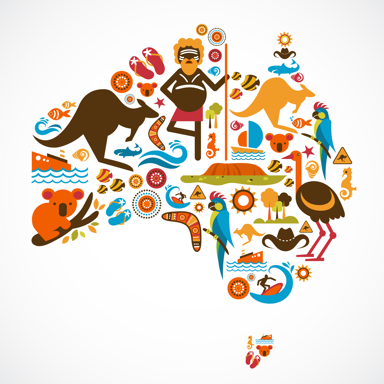 free clipart map of queensland - photo #27