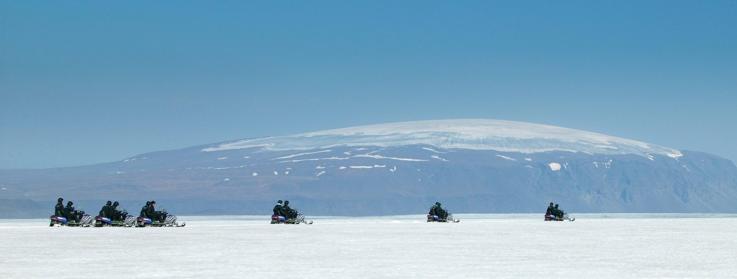 Snowmobiling in #Iceland #travel #Europe