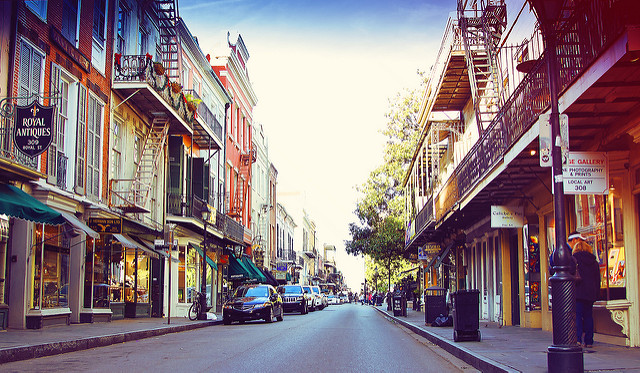 Royal Street, downtown New Orleans