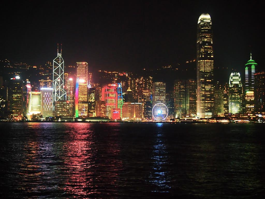 Hong Kong - skyline at night - Top Destinations to visit in 2017 recommended by #travel bloggers