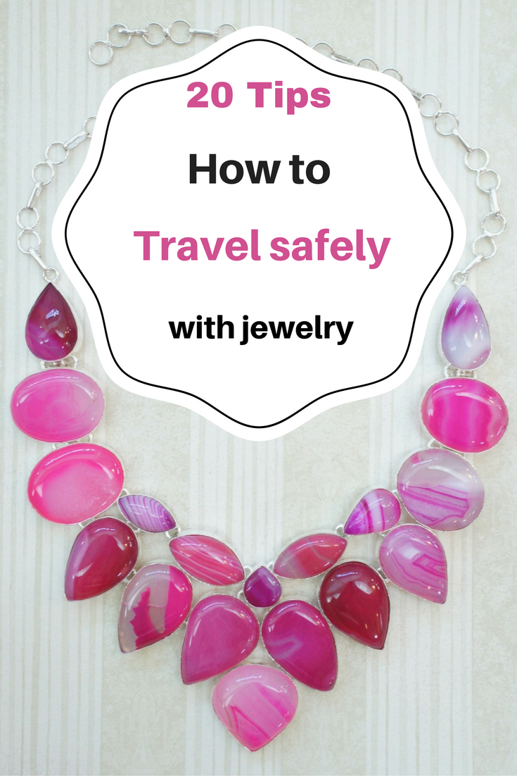 20 tips on how to travel safely with jewelry #travel #tips #travelguide