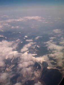 Clouds and sky from the airplane 2005