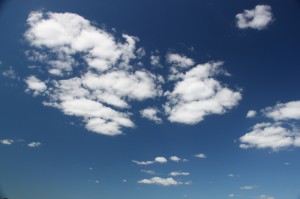 Cloud and blue sky Romania - 2010