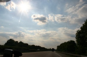 Clouds and sky on the road to Germany - 2 - 2008