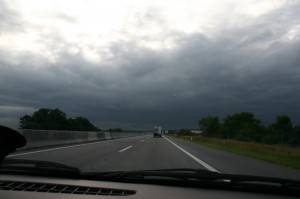 Clouds and sky on the road to Vienna 2- 2008