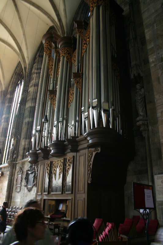Stephansdom - black organ