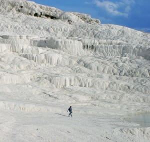 Hot springs of Pamukkale - cotton castle - Turkey