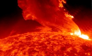 SUN Whips Out Massive Flare CREDIT: NASA