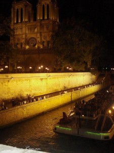 The Seine by night