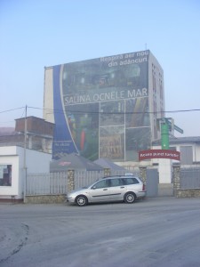 Ocnele Mari Salt Mine exterior