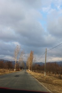 road sky