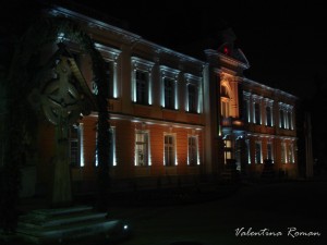 Ramnicu Valcea City Hall yellow