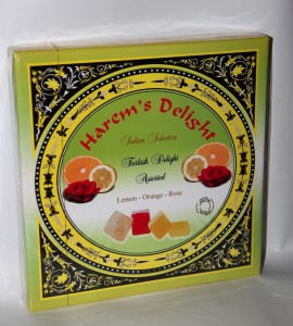 Turkish delight oranges, roses, lemon