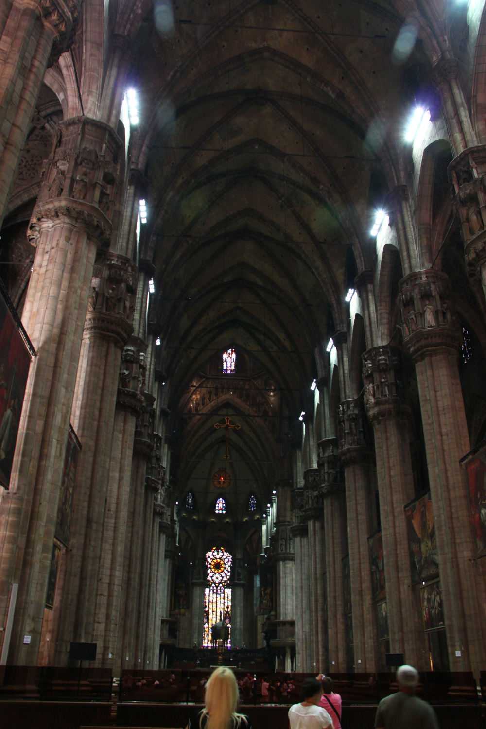 Milan Cathedral nave - Milan Cathedral facts