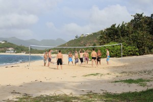 St. Martin beach volleyball