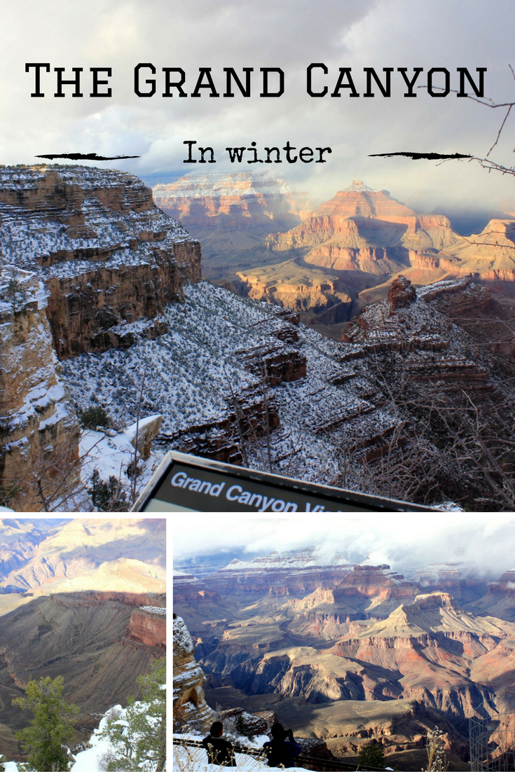 The Grand Canyon National Park in winter 