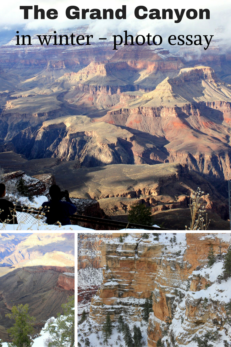 The Grand Canyon National Park in winter 