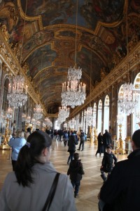 Entering the Hall of Mirrors, Versailles Palace