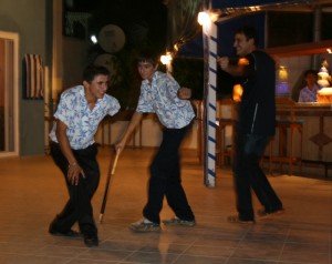 staff dancing