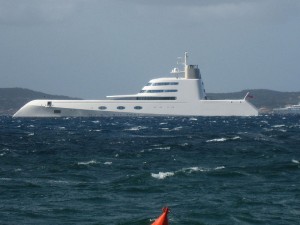 A yacht at Porto Cervo