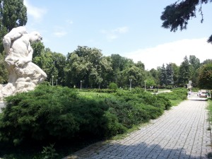 Giants' Statues, Carol Park, Bucharest, Romania