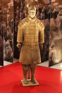 Terra cota warrior from the Terracota Army 