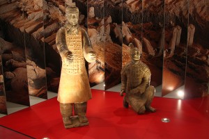 Terra cota soldiers from the Terracota Army