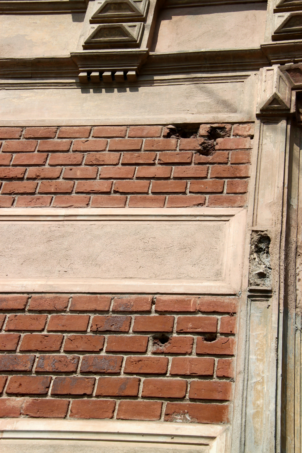 Paucescu’s House, Bucharest, Romania, bullet marks