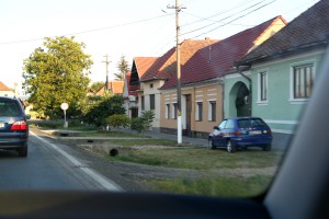 Romanian Houses Seen from the Car