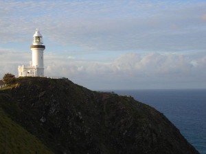 Byron Bay lighthouse - photo by Judith Tepper on Wikipedia