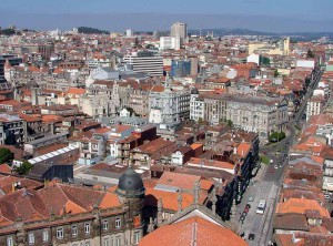 Central Porto from Torre dos Clérigos, photo by Jonik