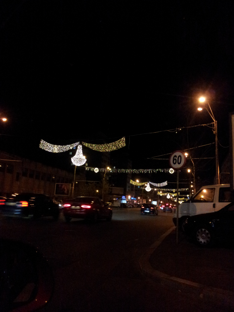 Bucharest Christmas lights