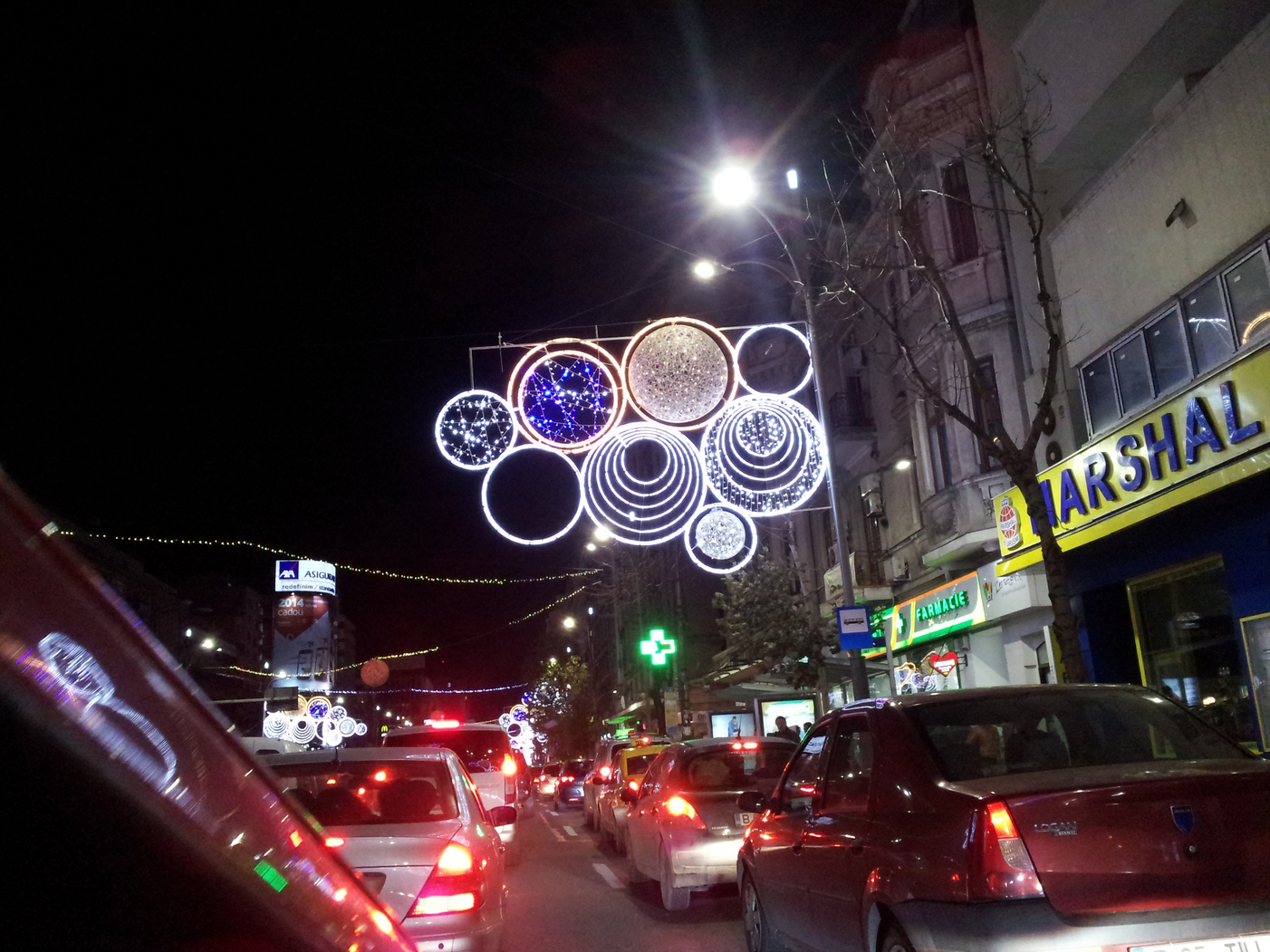 Bucharest Christmas lights