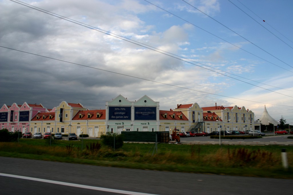 Parndorf Outlet near Vienna, Austria - beautiful building