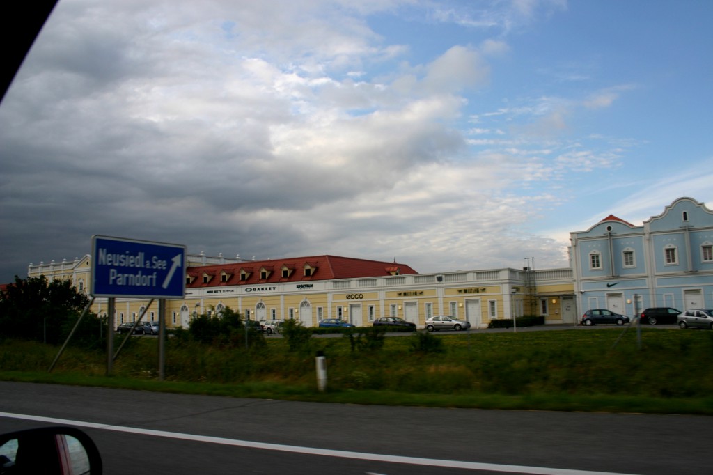 Parndorf Outlet near Vienna, Austria - beautiful building