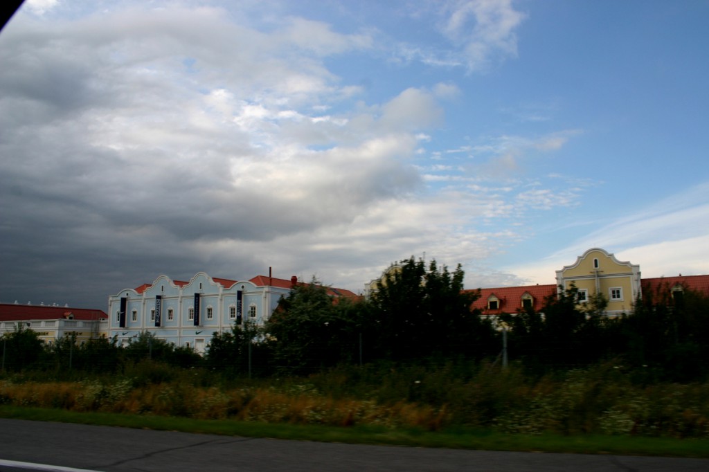 Parndorf Outlet near Wien, Austria - beautiful building