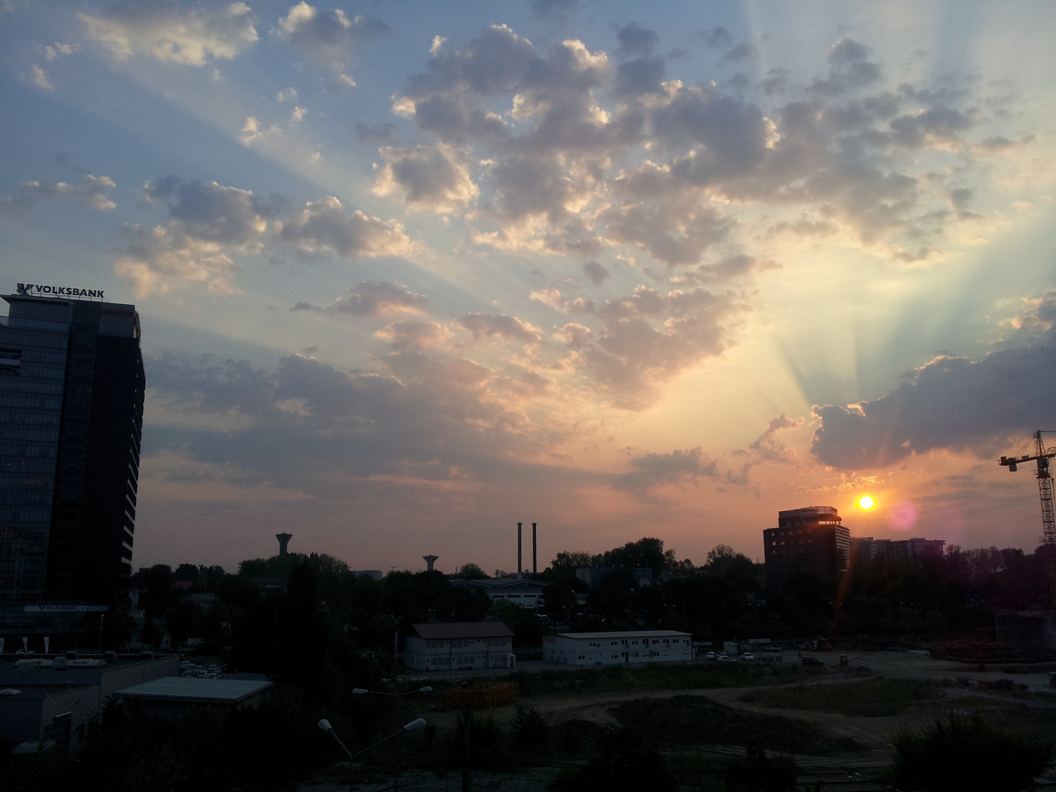 Sunrise over Johannesburg