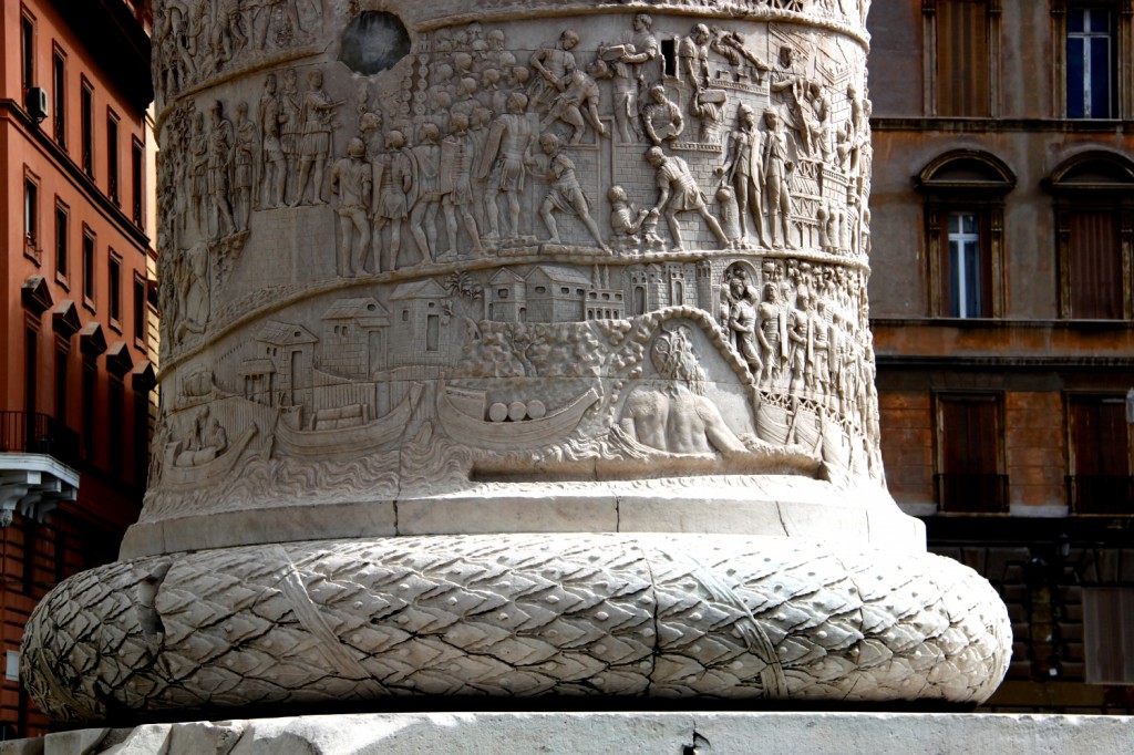 Trajan column, Rome, detail