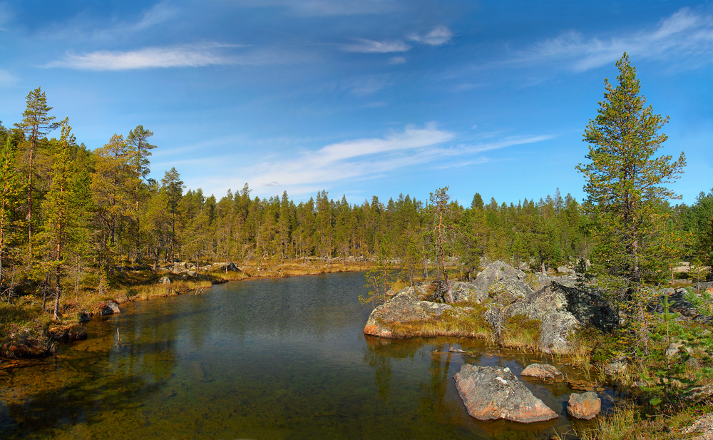 Lake Inari, Lappland, Finland