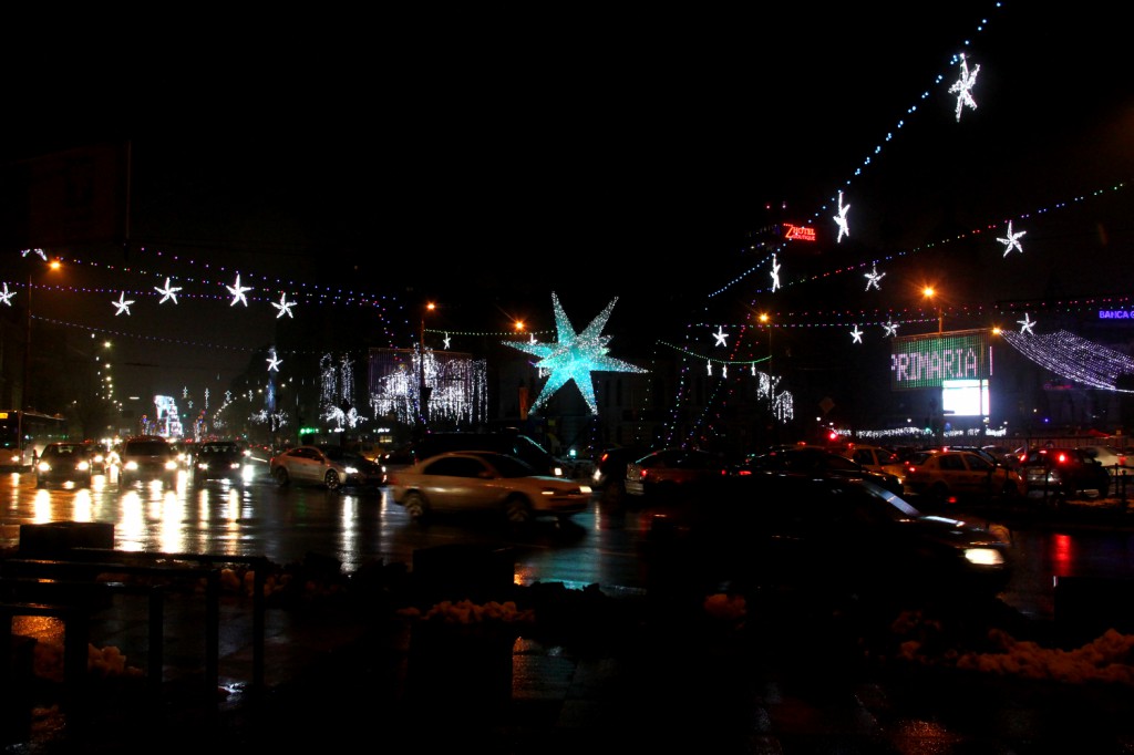 Christmas lights in Bucharest