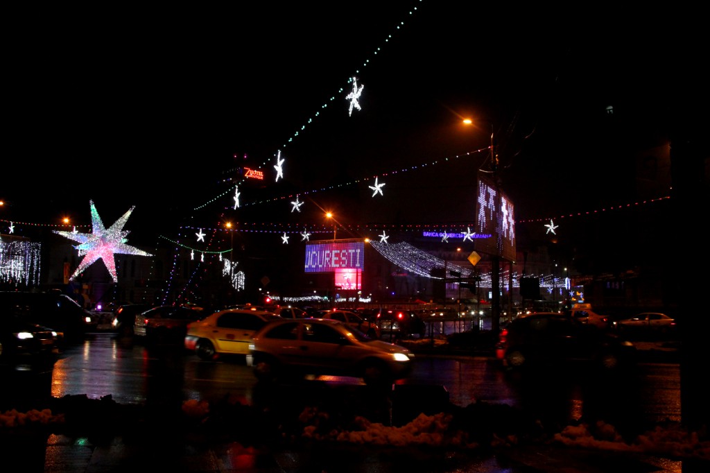 Christmas lights in Bucharest