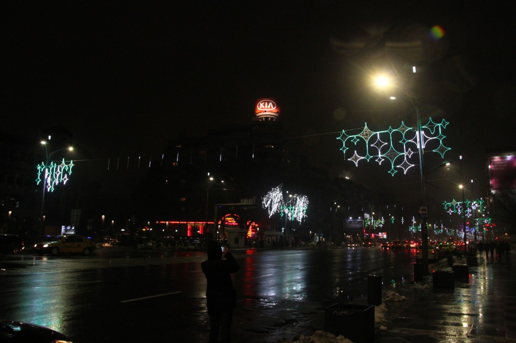 Christmas lights in Bucharest