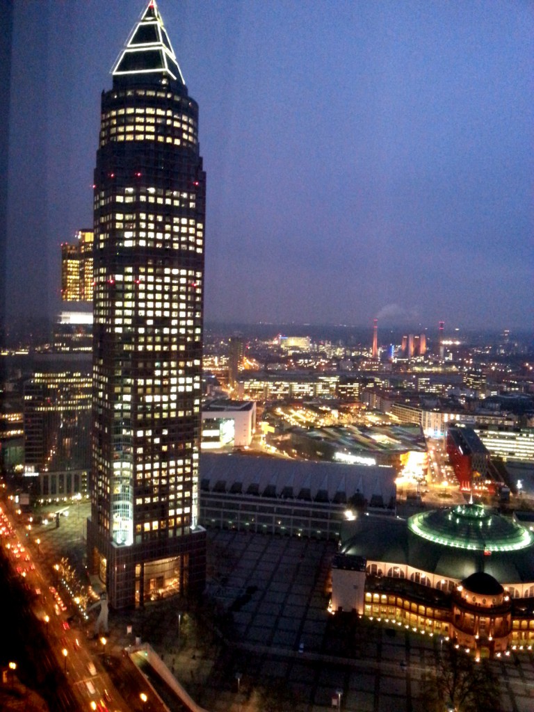 Frankfurt at dusk
