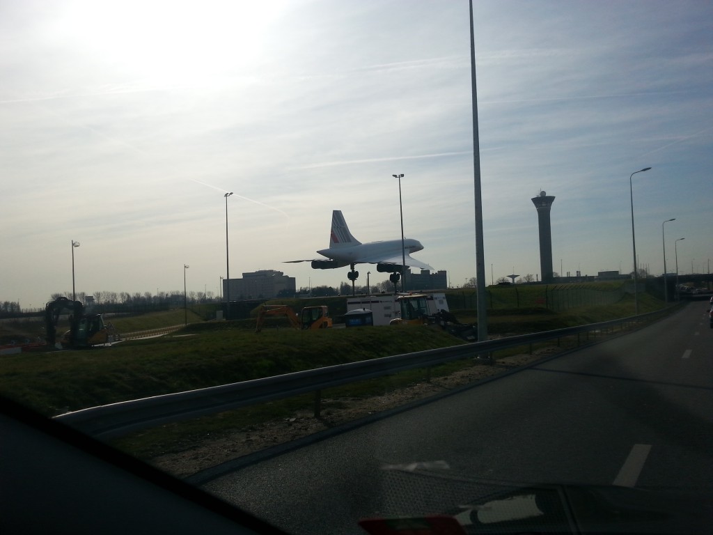 Concorde on display, view from the rear