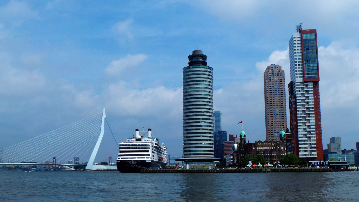 Rotterdam seen from the boat