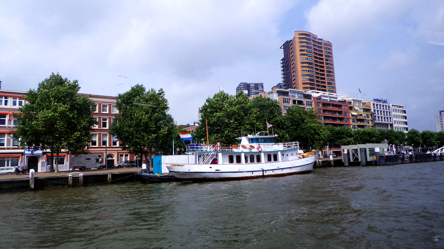 Rotterdam seen from the boat