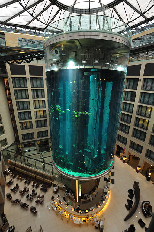 AquaDom at the Radisson Blu in Berlin, Germany