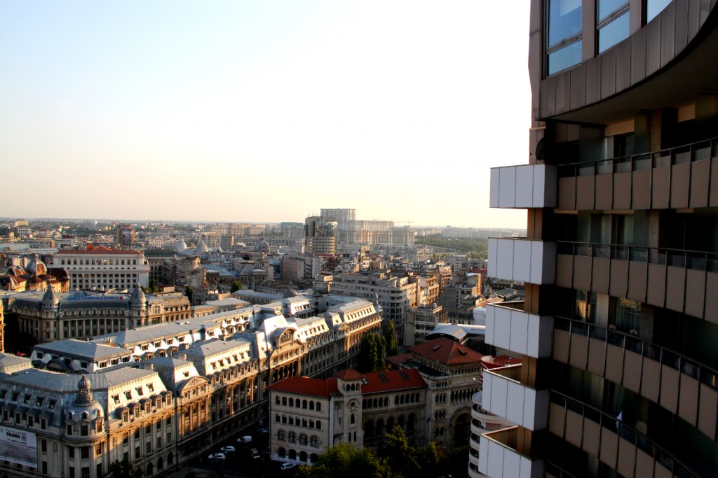 Bucharest seen from the Presidential Suite at Intercontinental Hotel1