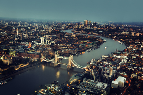 London aerial view